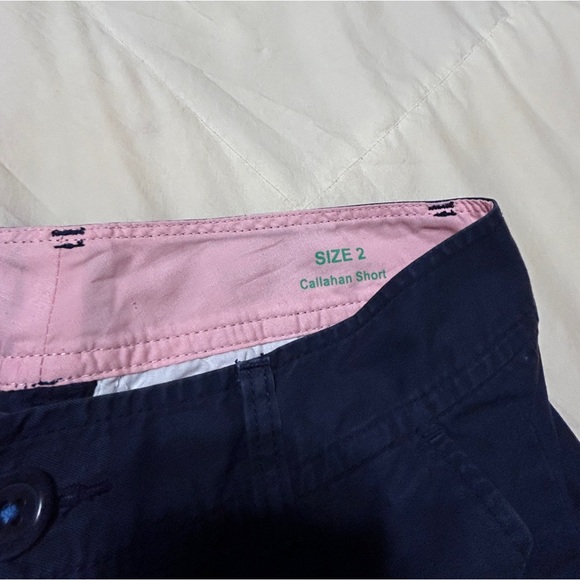 Lilly Pulitzer Callahan Shorts Navy Blue Classic Preppy Size 2 - Picture 10 of 12
